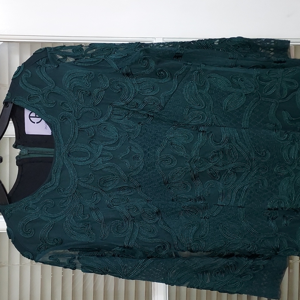 Green Long Sleeve Dress